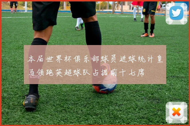 本届世界杯俱乐部球员进球统计皇马领跑英超球队占据前十七席